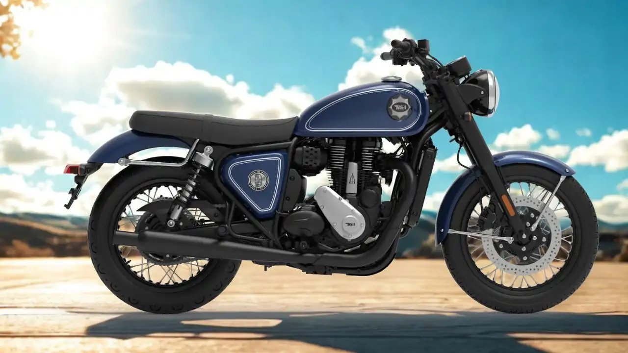 BSA Gold Star 650 Debuts Birmingham Blue at ₹3.56 Lakh—New Colour and Price