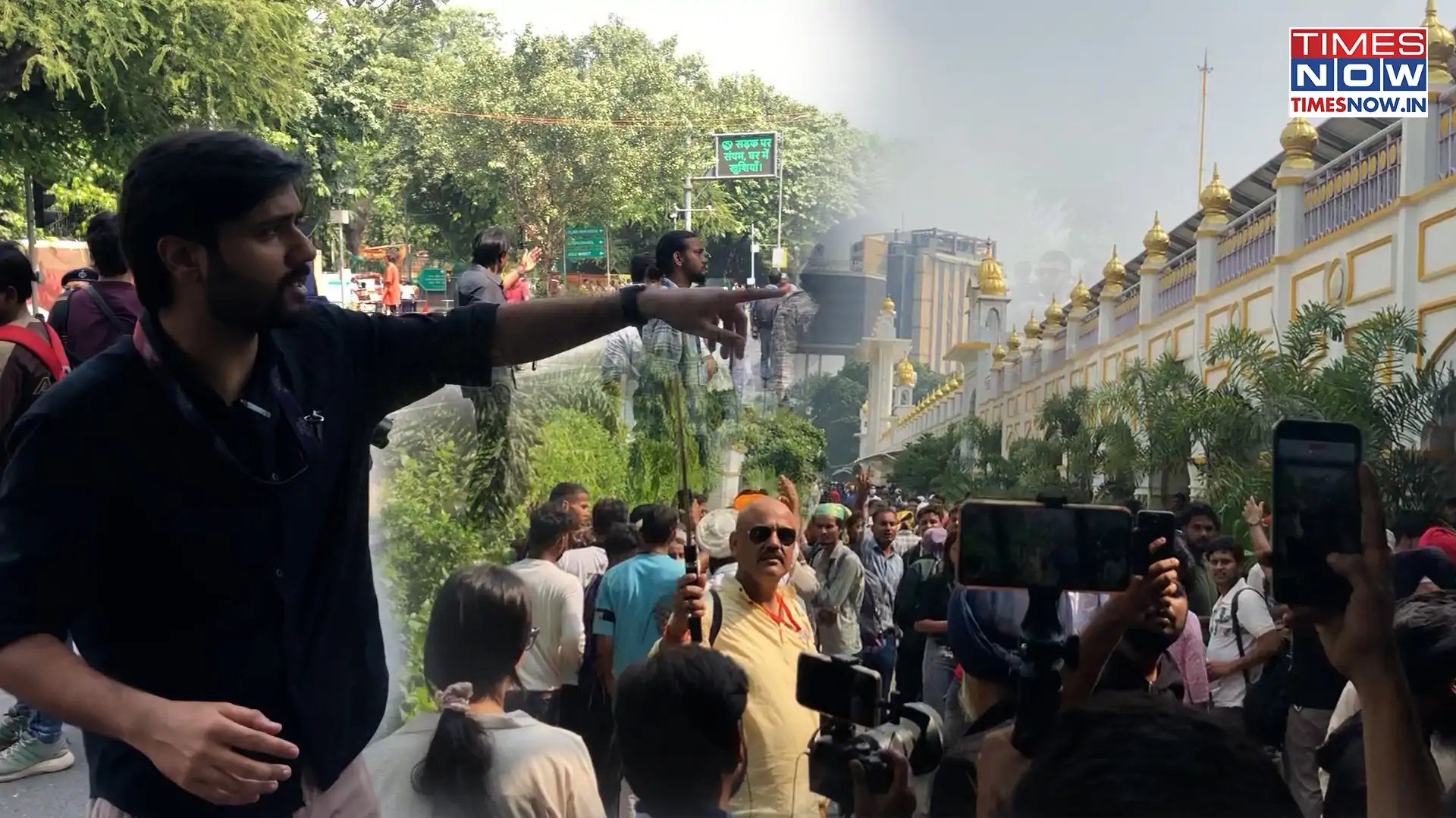 Delhi Police Detain 30,000 Protesters at Bangla Sahib During Massive Sweep