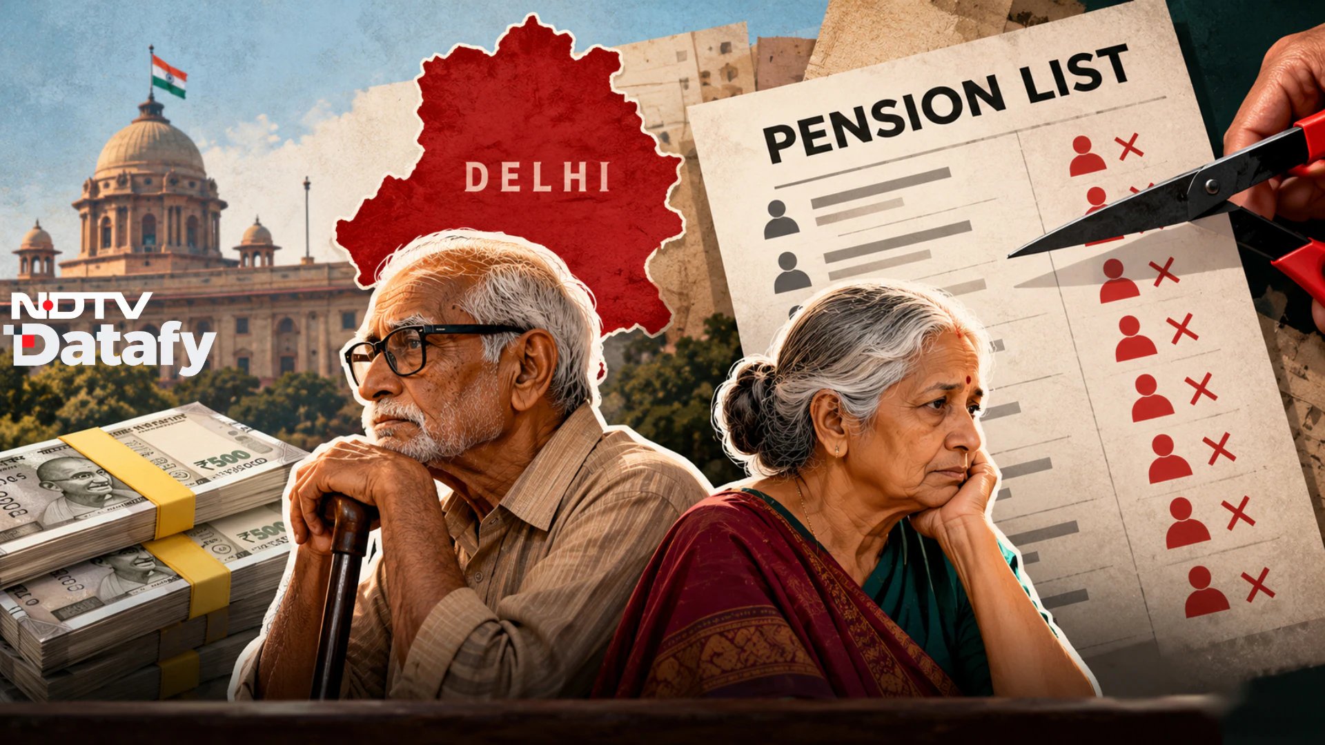 Delhi to Verify 4.41 Lakh Pension Records; 25% Beneficiary Drop Expected