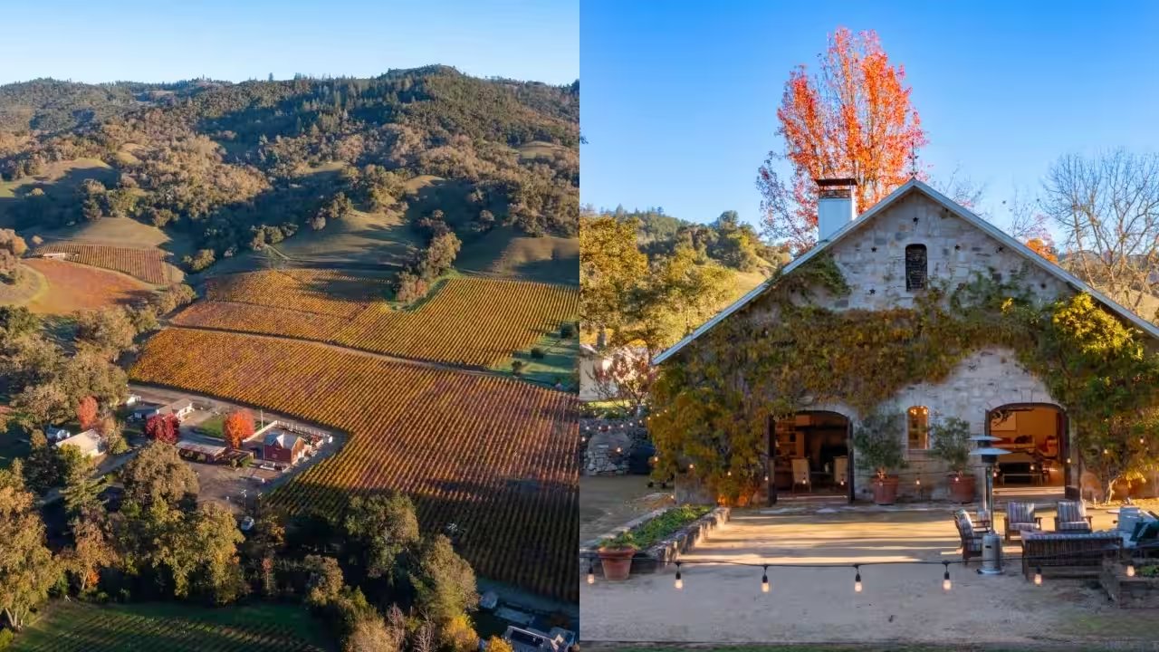 Matt Rogers Lists 151‑Acre Napa Estate with 1887 Winery for $35M