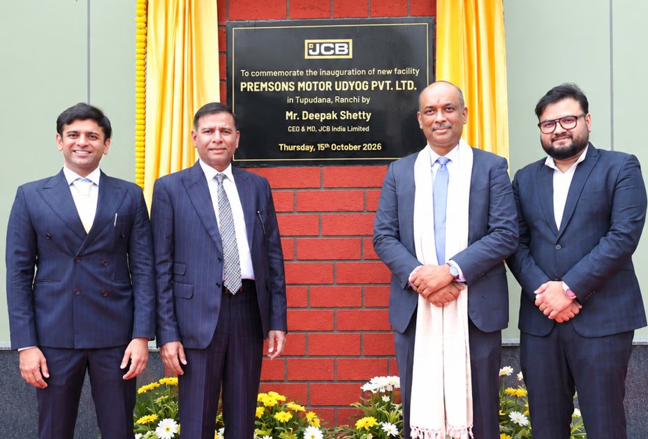 JCB Ranchi Dealership Opens, 18,000 Sq Ft Hub Serves 15 Districts
