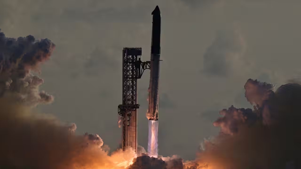 SpaceX's Starship Rockets into Orbit for First Time, Carrying 26 Starlink Satellites