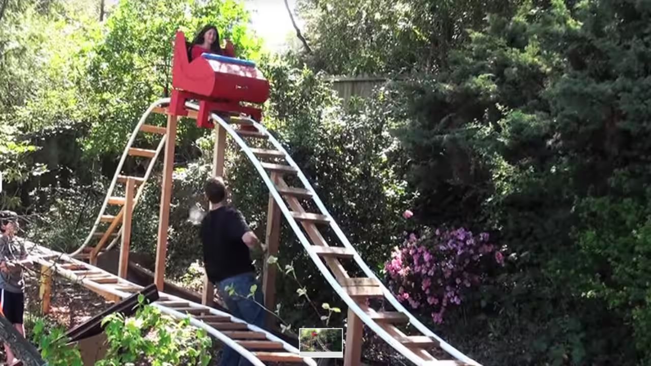 Will Pemble Builds 180‑Foot Backyard Roller Coaster for Son in California
