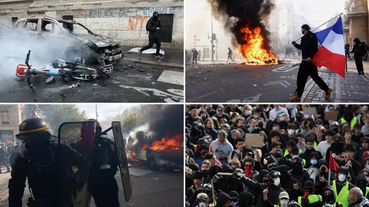 France's Paris Protests Kill One, Arrest 2,400 as Macron Threatens Crackdown