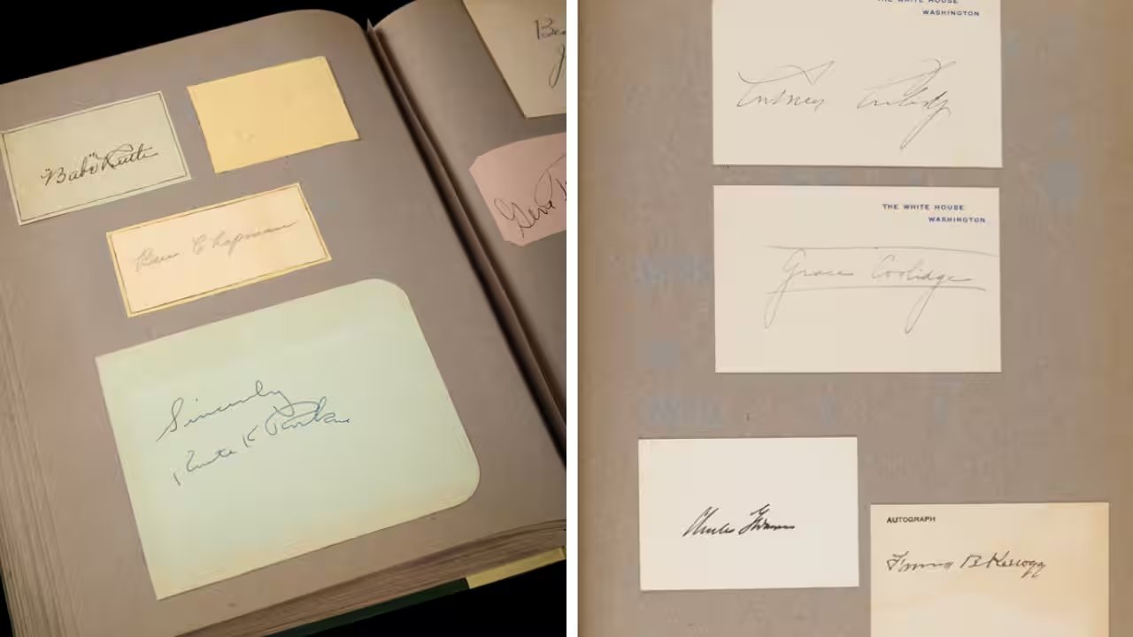 RR Auction Sells Hilda Payin’s 200‑Signature Scrapbook for $28,759