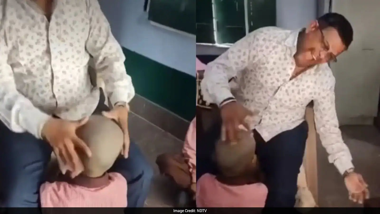Uttar Pradesh Teacher Dinesh Kumar Mathur Suspended After Viral 'Tabla on Student' Video