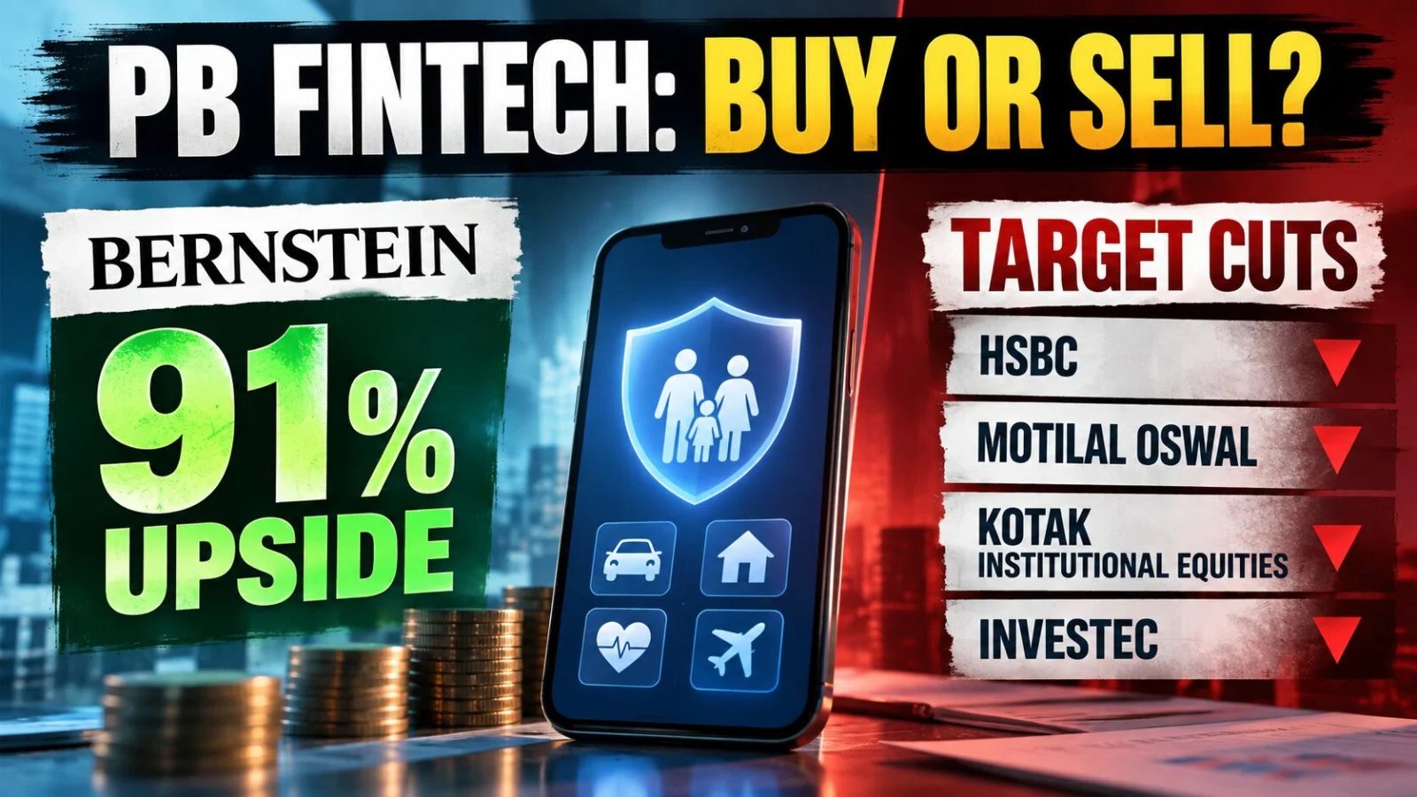 PB Fintech Shares Rise 2% as Bernstein Sets ₹2,300 Target, 91% Upside