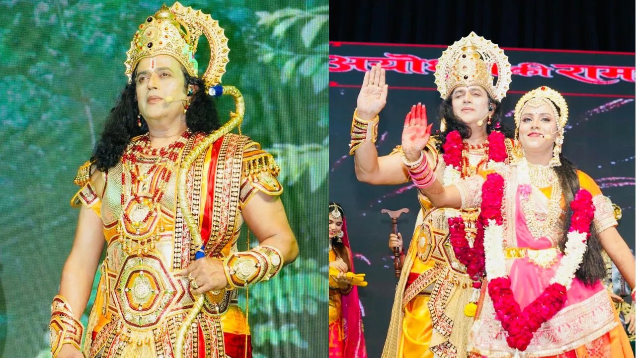 Ravi Kishan Debuts as Lord Ram in Delhi Ramleela, Captivates Crowd