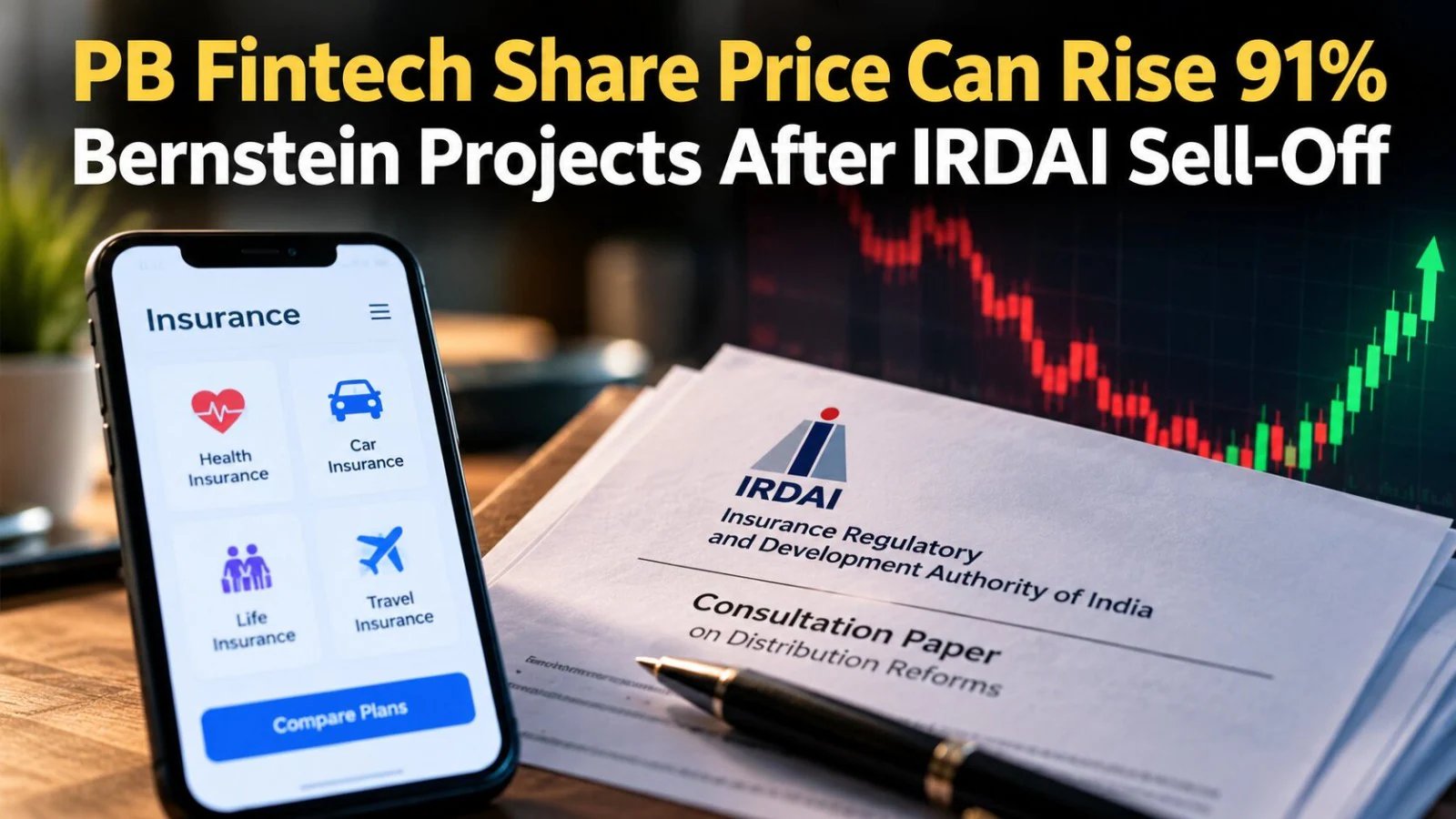 PB Fintech 91% Upside to ₹2,310 Amid IRDAI Draft Shock