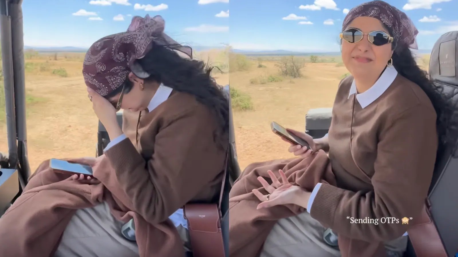 Anshula Kapoor’s Masai Mara Mishap: ‘Lions Can Wait, OTPs Must Come’