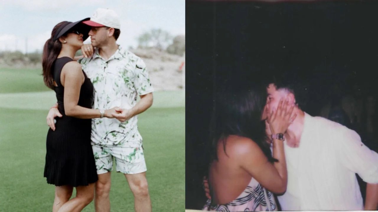 Nick Jonas Celebrates 34th Birthday with Priyanka Chopra, Family Kiss & Golf Trip