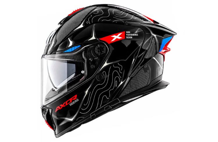 Axor Agera Helmet Debuts With Integrated Rear Spoiler for Enhanced Airflow