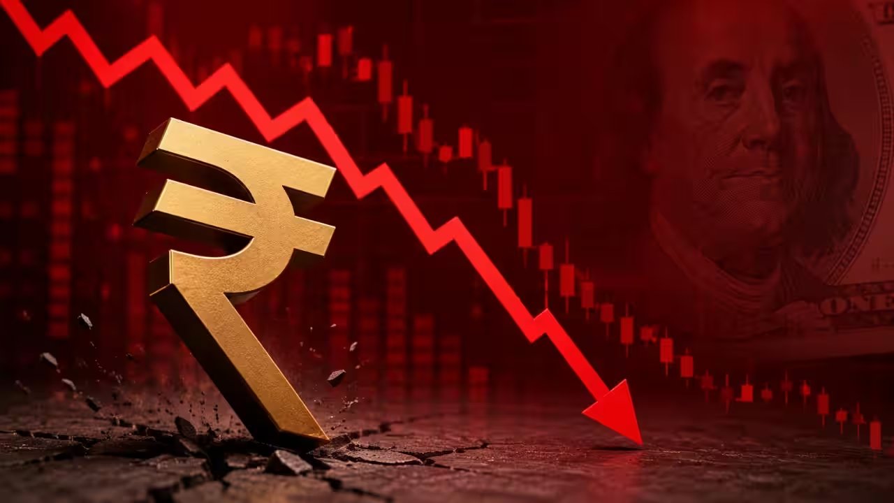 Rupee Slips to 95.97 as $2.2 bn FPI Outflows and Oil Prices Rise