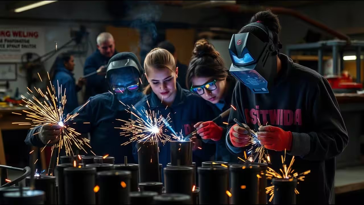 George Stone Welding Students Turn Damaged Signposts into Reef Microhabitats