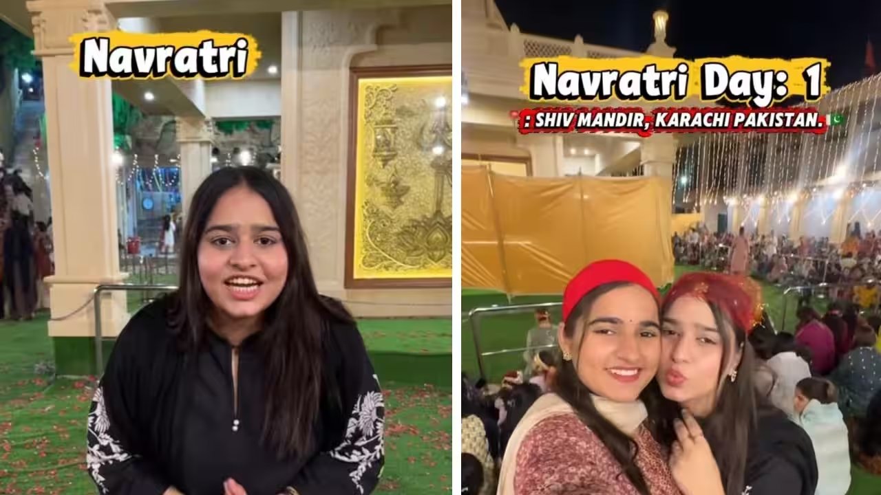 Karachi Temple’s Navratri Garba Clips Cross Borders, Sparking Warm Wishes From India