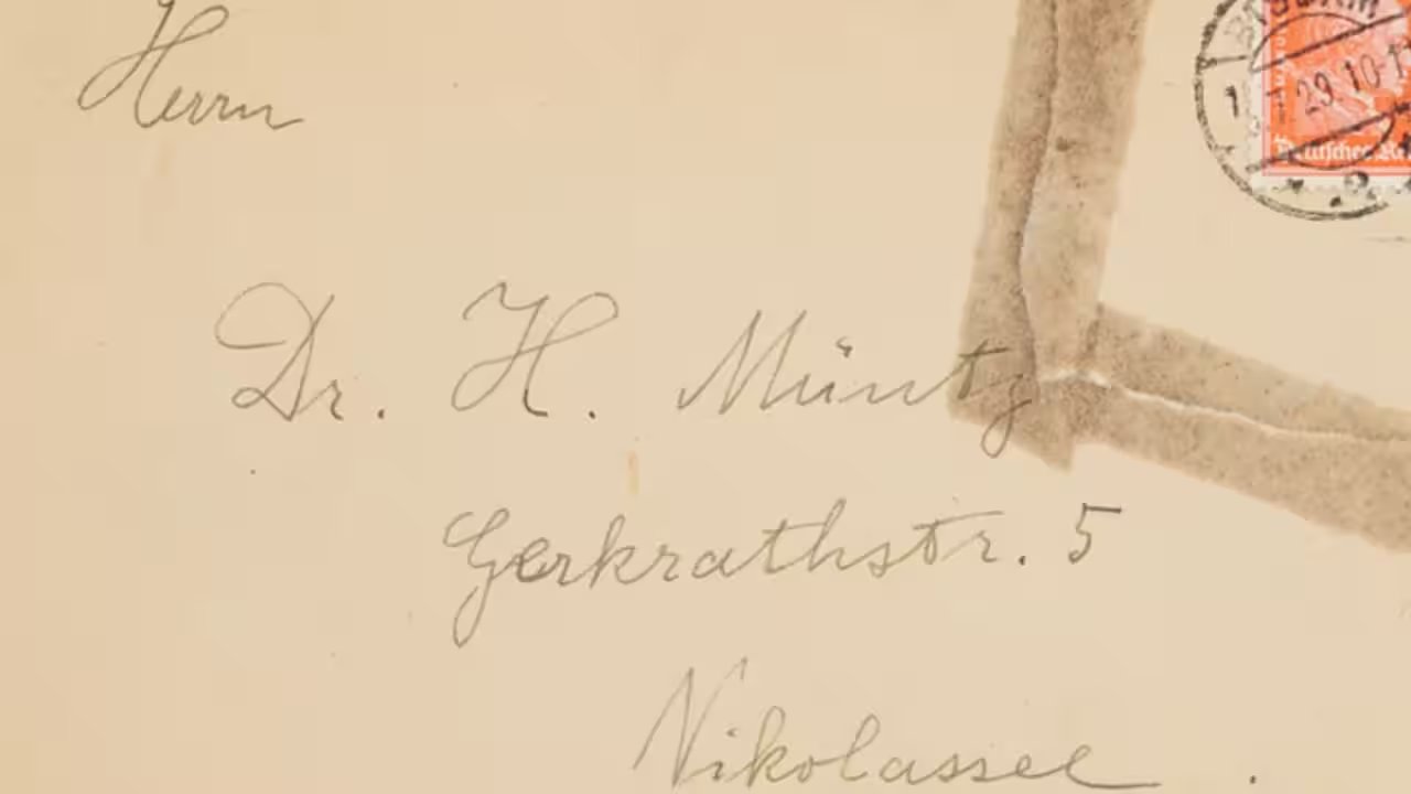 Einstein's 1929 Hamiltonian Mechanics Letter Sells For $71,811 At RR Auction
