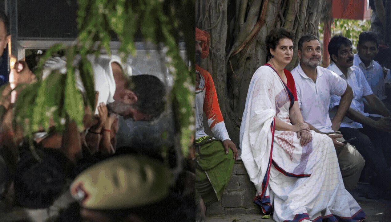 Rahul Gandhi Detained, 260 Opposition Leaders Seized at Akashvani Bhavan Protest