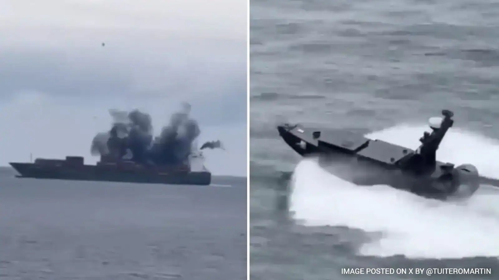 Bulgarian Drone Strikes Greek Ship, 421 Containers Sink
