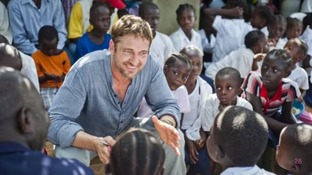 Gerard Butler Visits Liberia to Highlight 260 Million Meals Delivered by Mary’s Meals