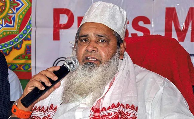 AIUDF Chief Badruddin Ajmal Files Nagaon ByPoll Nomination, Slams Congress As 'Same As BJP'