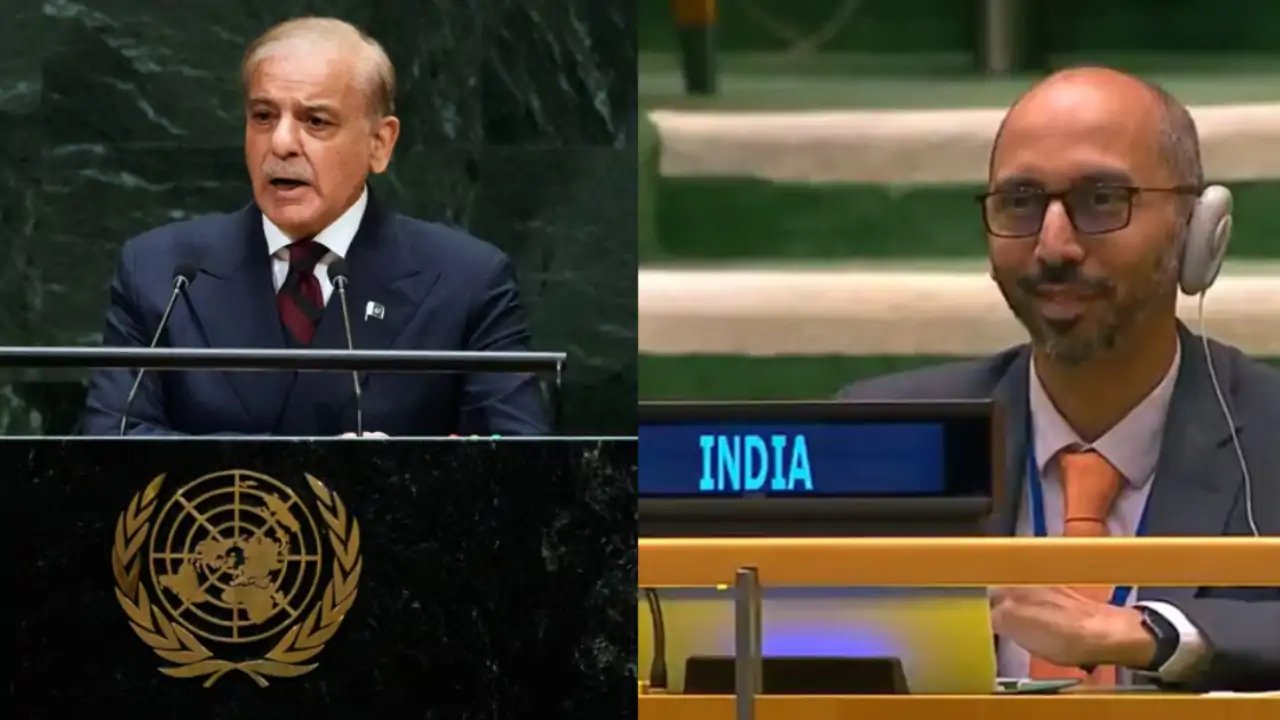 Shehbaz Sharif Declares Pakistan’s 2025 Victory at UN, Indian Diplomat Smirks