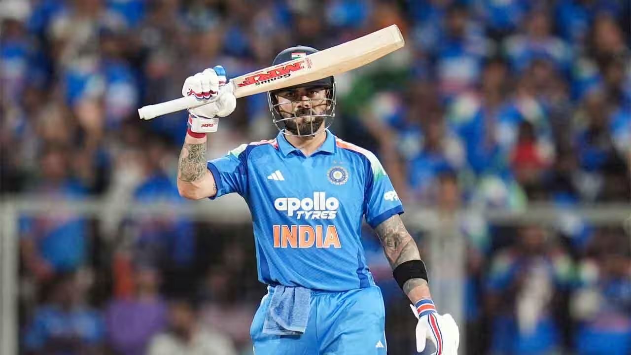 Kohli Hits 15,000th ODI Run With Four to Seal Milestone