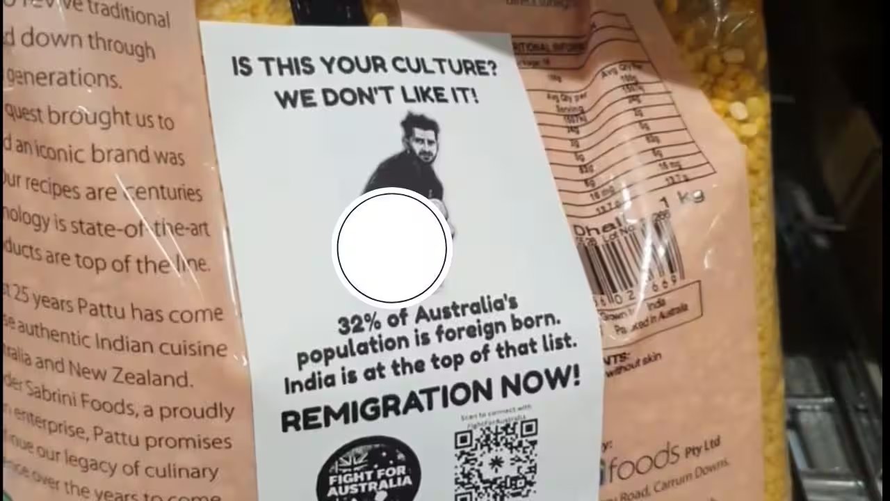 David Repacholi Condemns Anti‑Indian Stickers in Cessnock, Highlights 32% Immigrant Claim