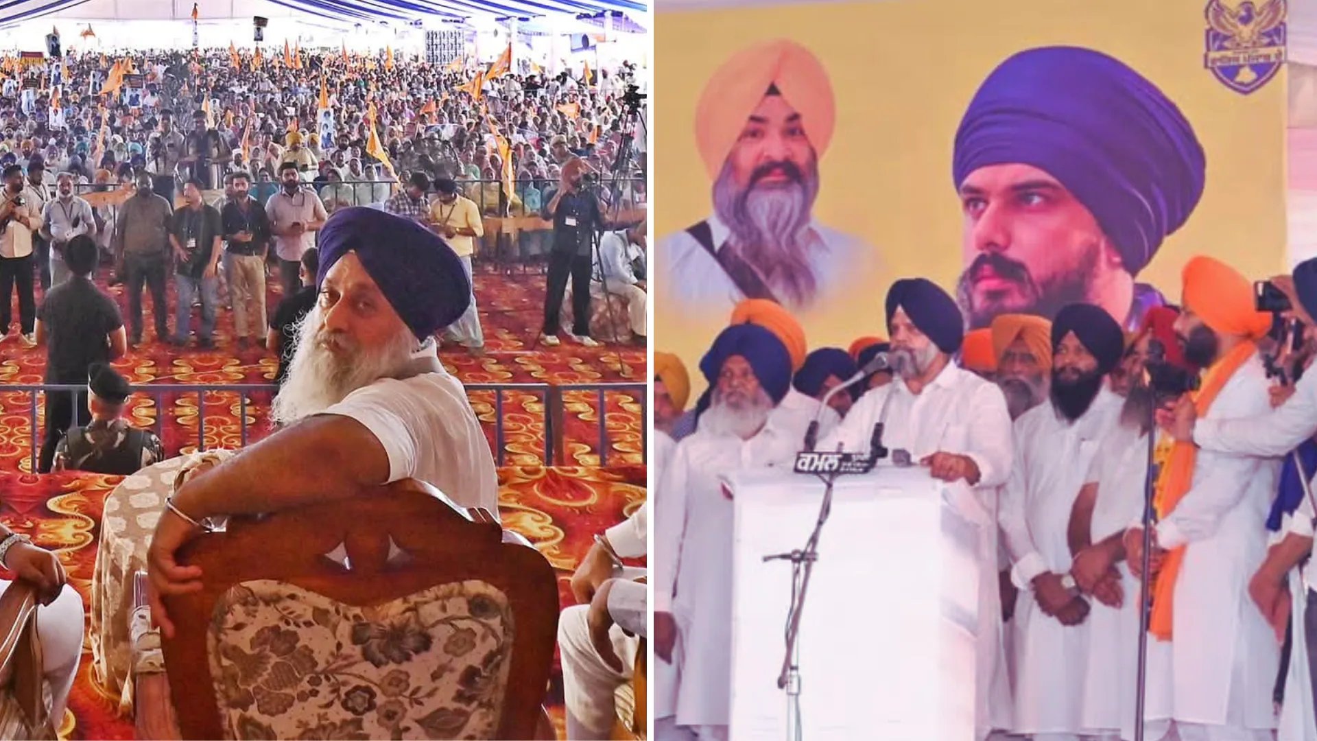 Sukhbir Badal’s Akali Dal Faces Off With Waris Punjab De at Chhapar Mela, September 2024