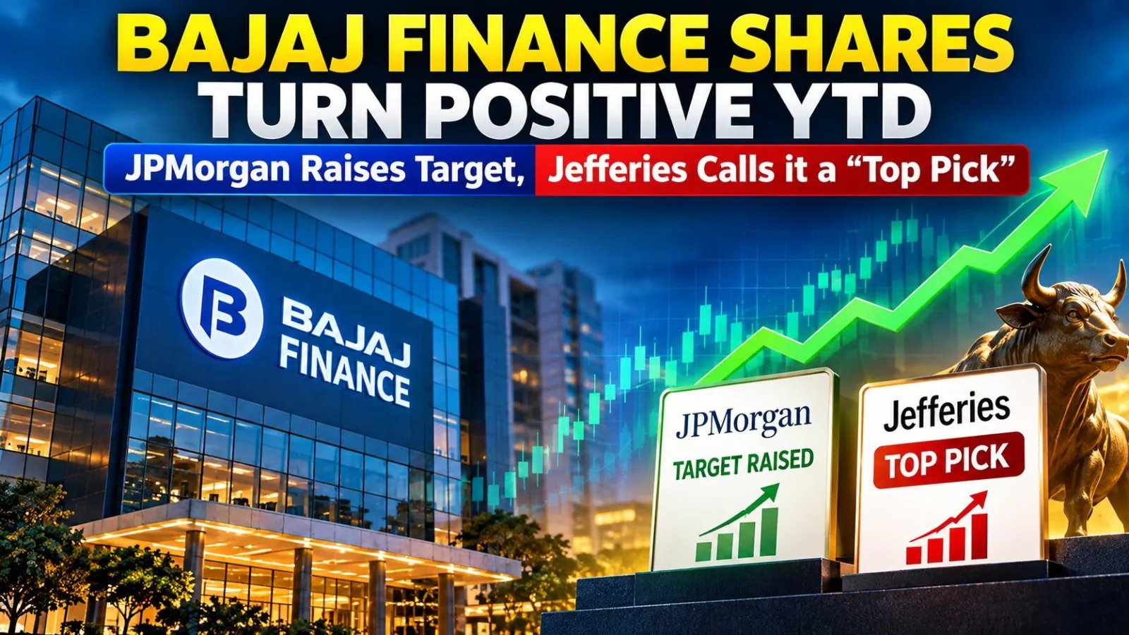 Bajaj Finance 23% Q3 Loan Growth, Stock Rises 5%, JPM Targets ₹1,310