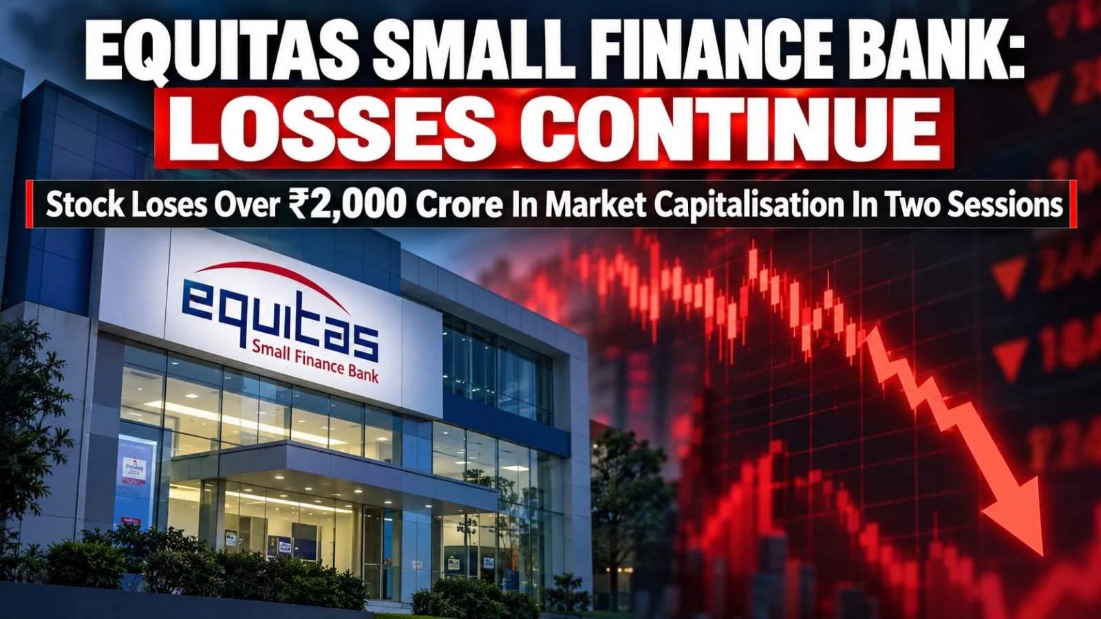 Equitas Small Finance Bank Shares Plunge 30%, CEO Resignation Drives Losses