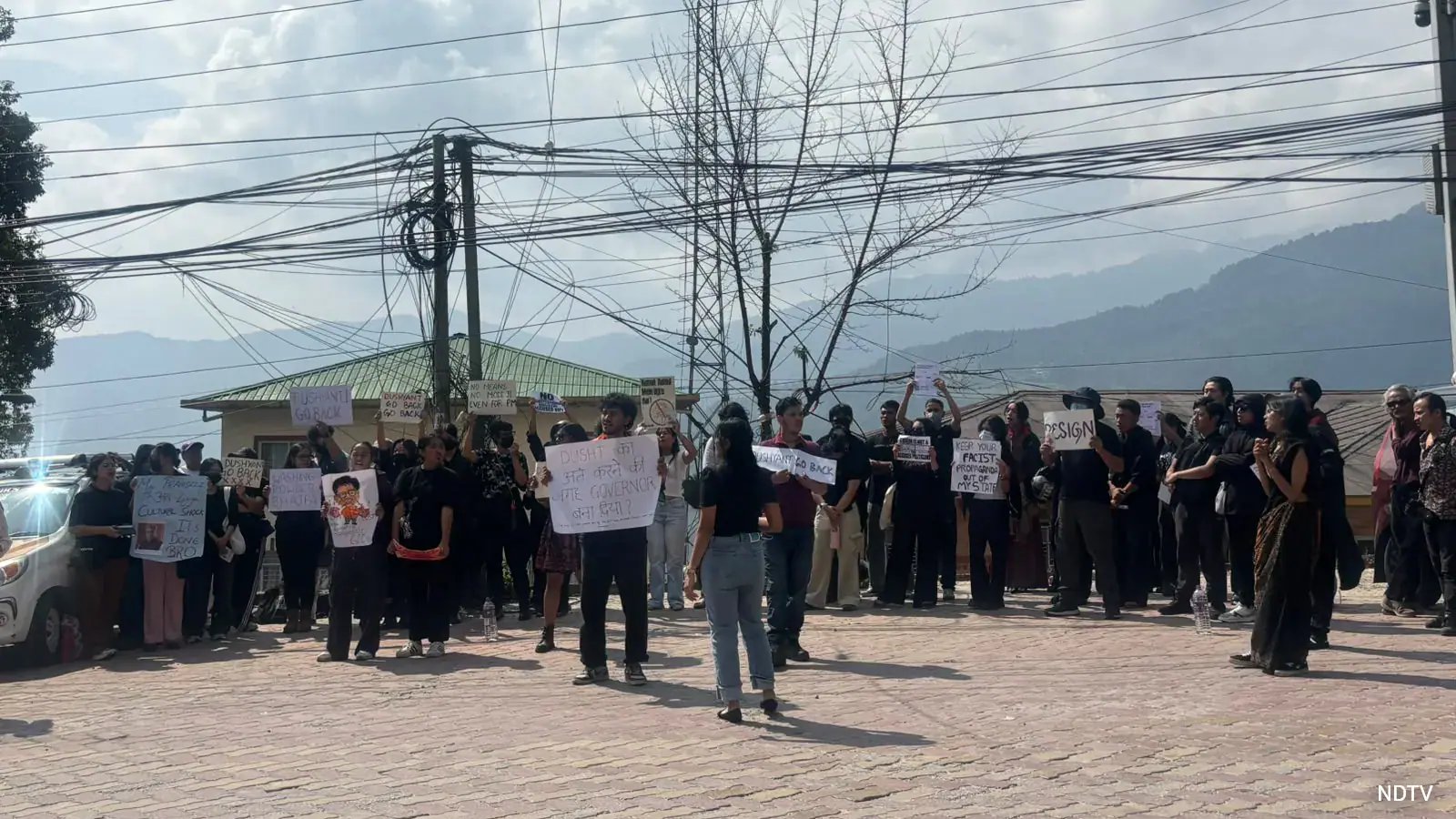 Sikkim Students Protest Dushyant Gautam’s Governor Appointment Before Oct 19 Oath