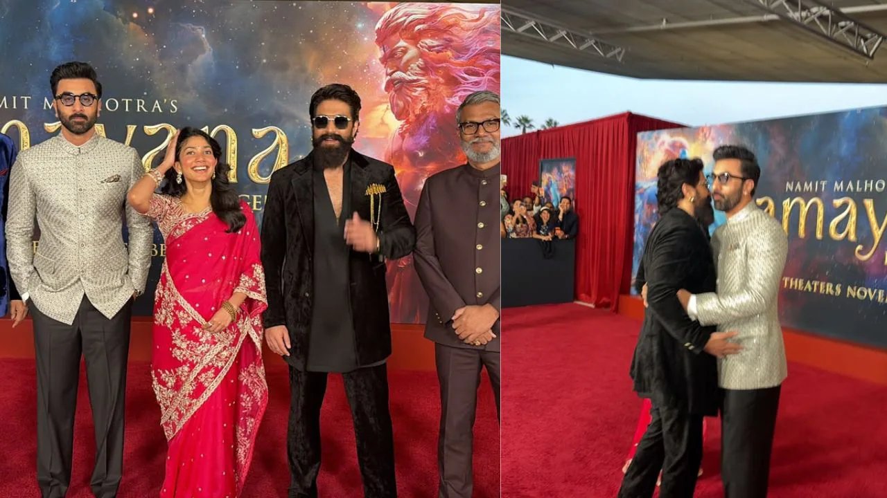Ramayana's LA Premiere: Yash & Ranbir Huddle, Sai Pallavi Shines in ₹4,000-Crore Epic
