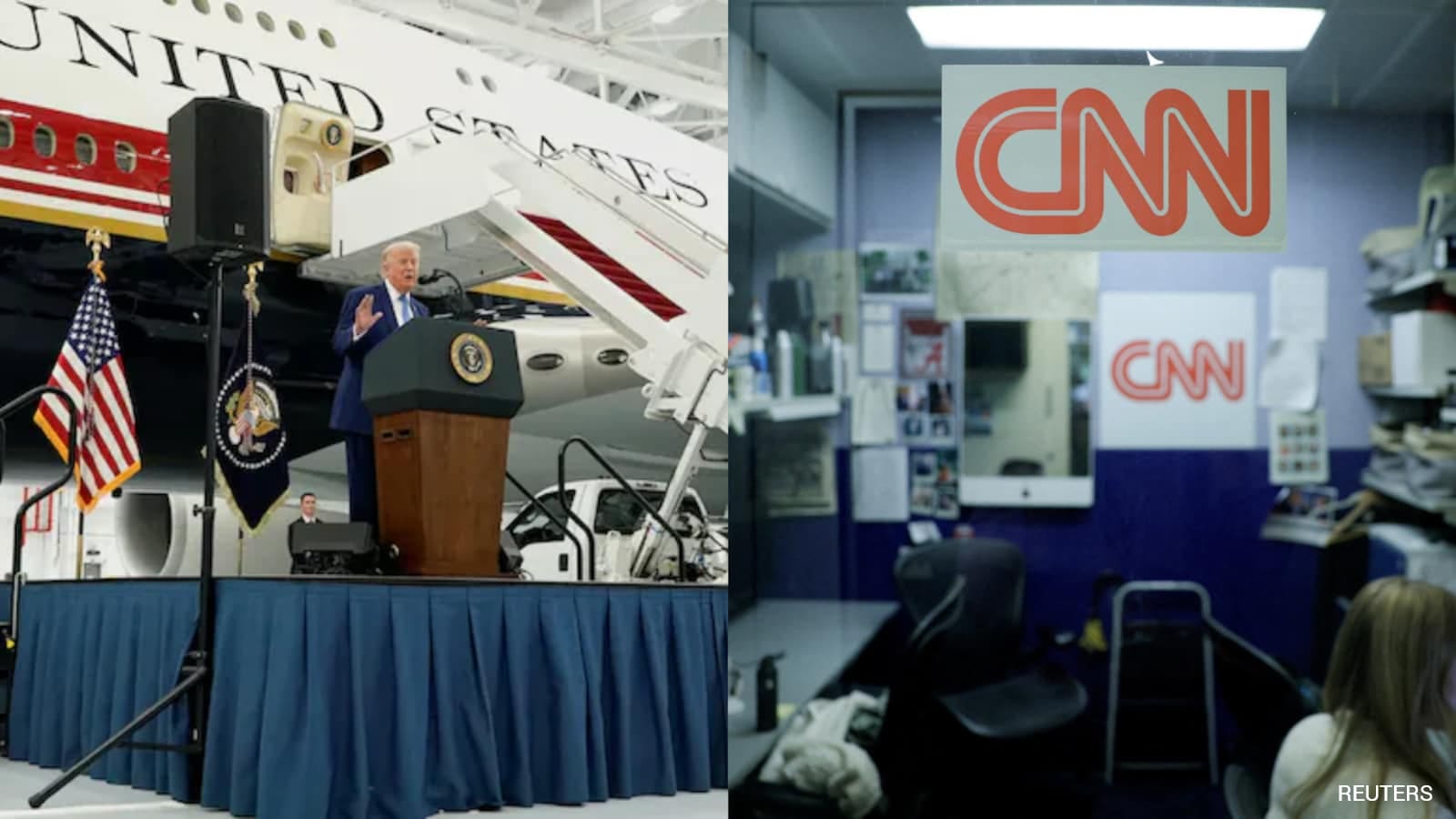 White House Bars CNN From Air Force One on Trump’s Knoxville Trip