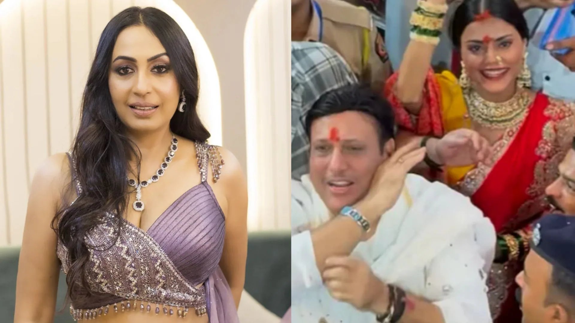 Govinda’s Lalbaugcha Raja Visit Fuels Kashmera Shah’s Scathing Critique of Rumoured Affair