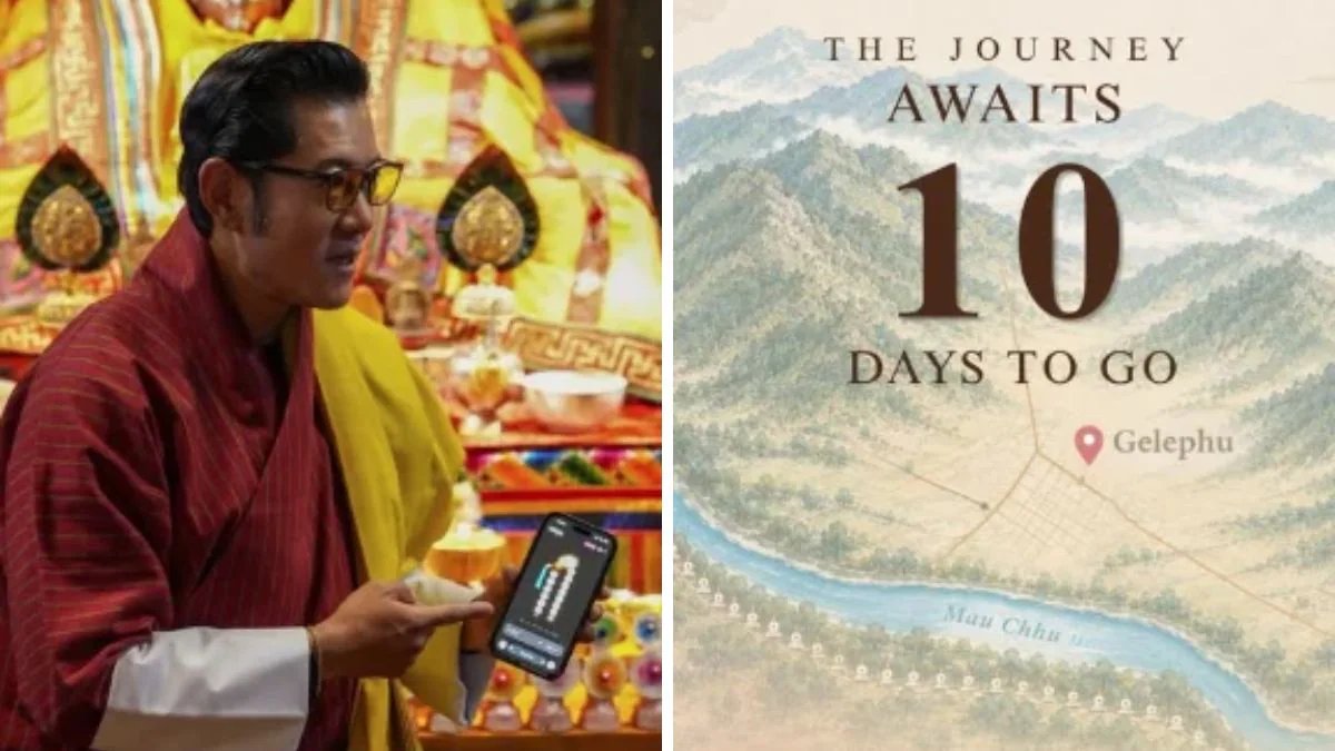 Bhutan's King Jigme Khesar Namgyel Wangchuck Unveils 108 Jangchub Chortens on Nov. 1