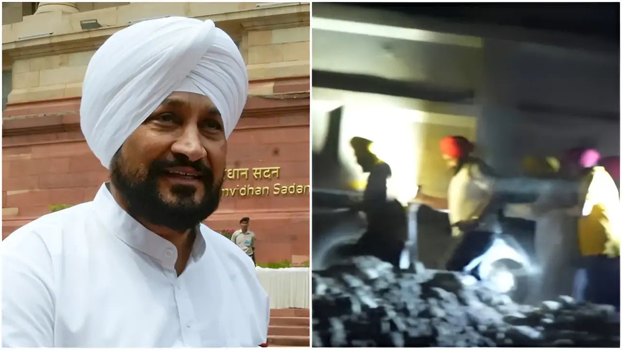 AAP Blasts Former CM Channi Over Ropar Sand Mining Visit, Accuses Illegal Operations