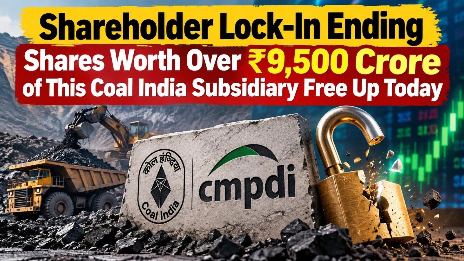 CMPDI Unlocks ₹9,558 Crore Shares as Six‑Month Lock‑In Ends