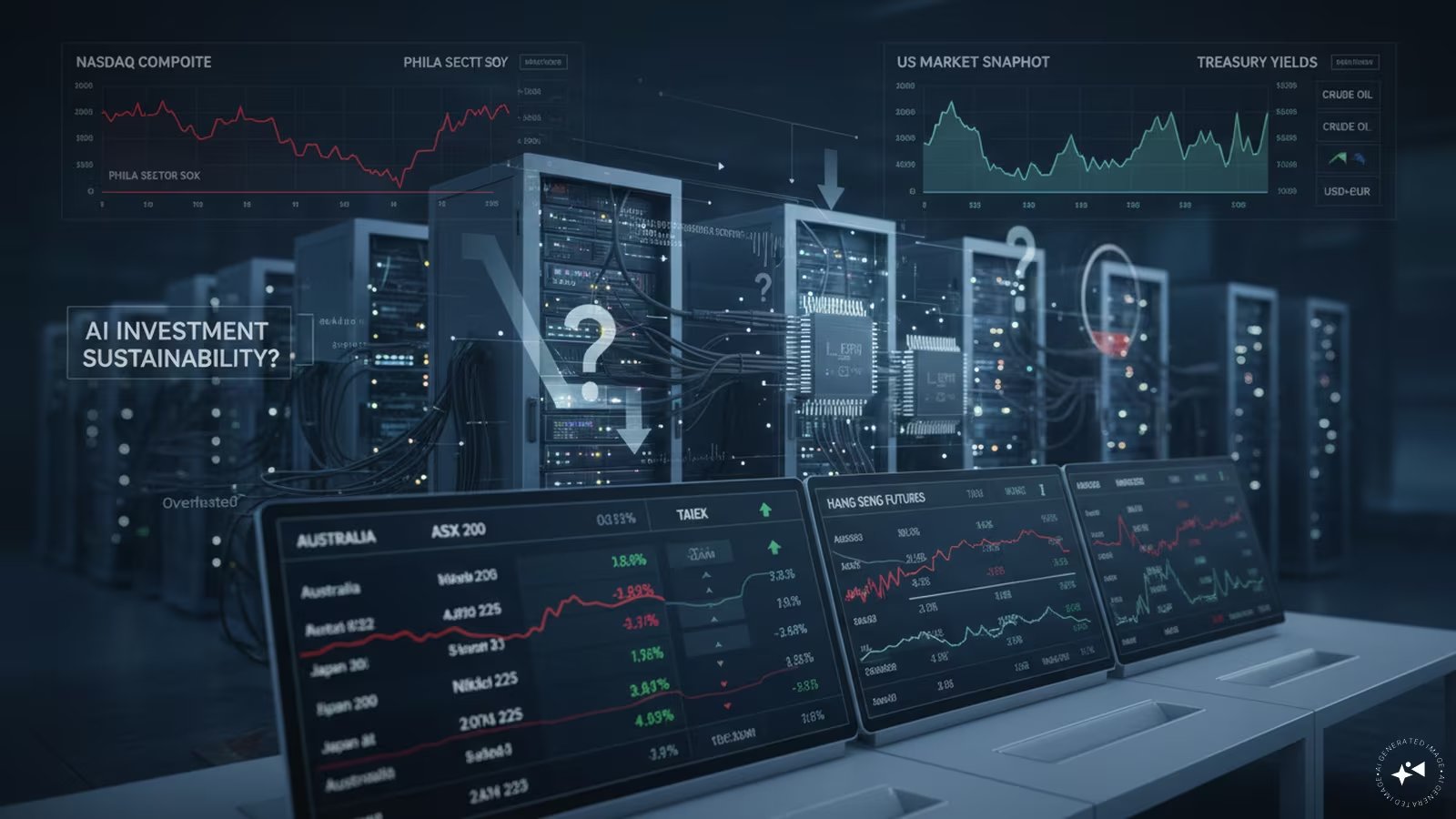 MSCI Asia Pacific Index Slides 0.1% on AI Spending Concerns
