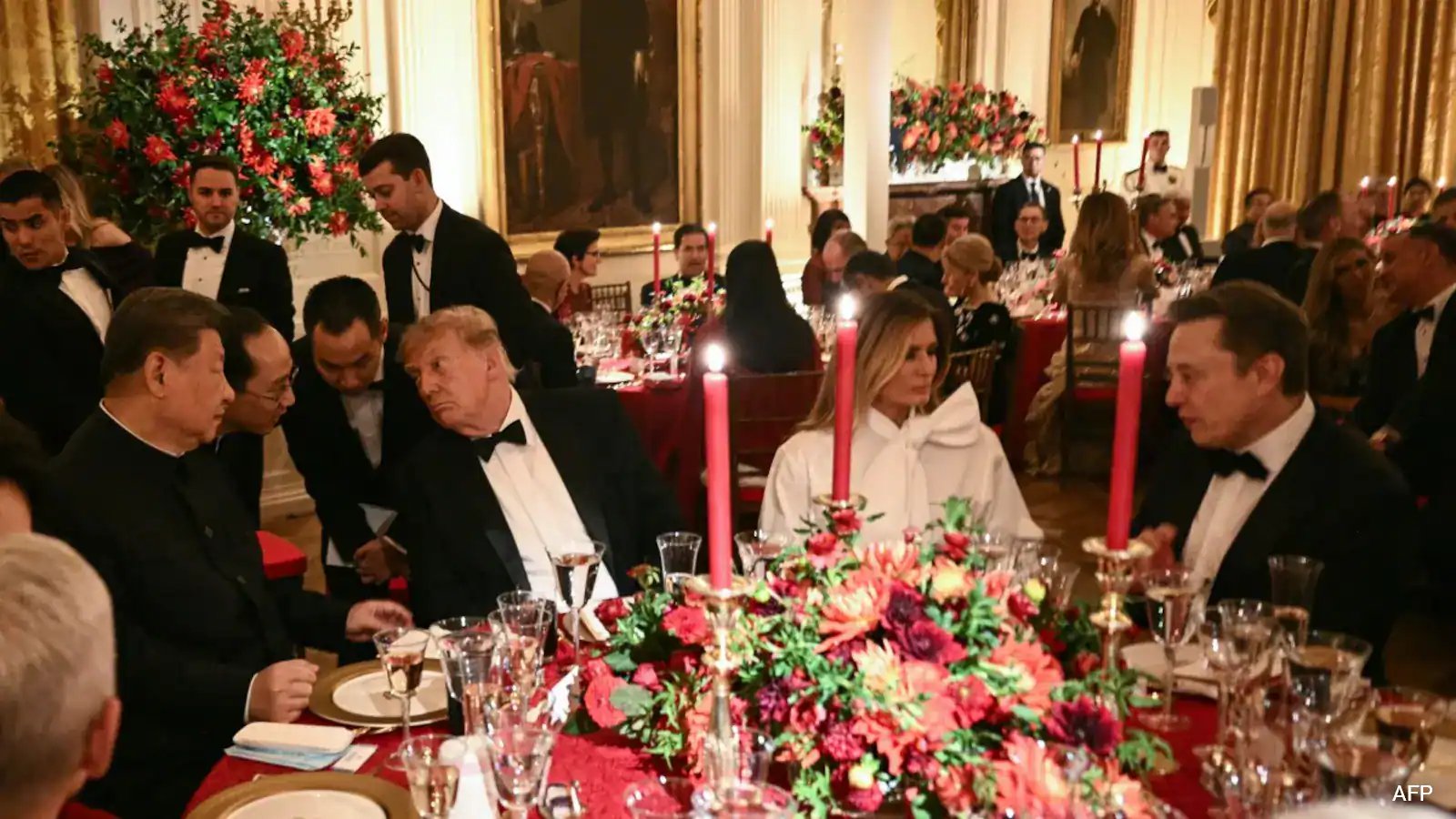 Trump Hosts Xi at White House, Tech Titans Attend State Dinner