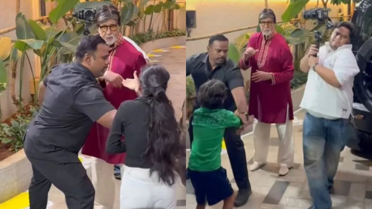 Amitabh Bachchan Rejects Handshake on 84th Birthday, Fans Split