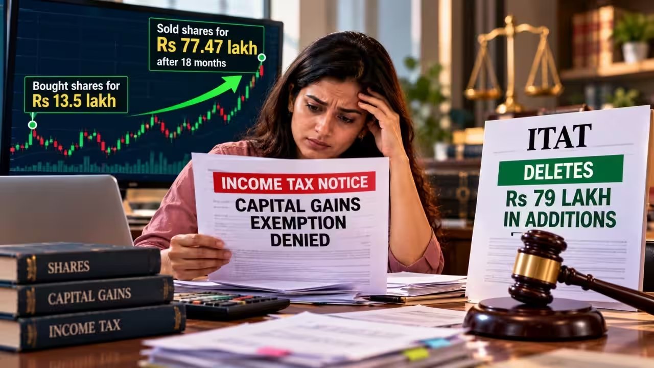 Mumbai ITAT Strikes Down Rs 79 Lakh Tax Additions on Woman’s Share Sale