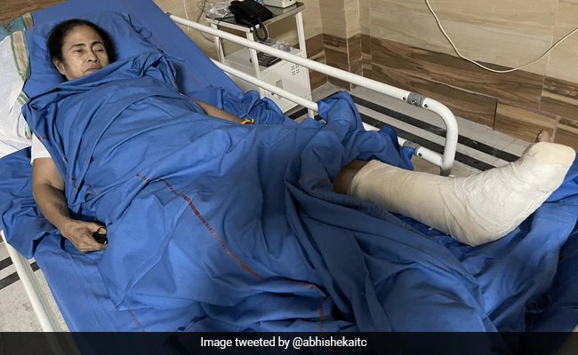 Adhikari Orders Fresh Probe into Banerjee's 2021 Faked Leg Injury Claim