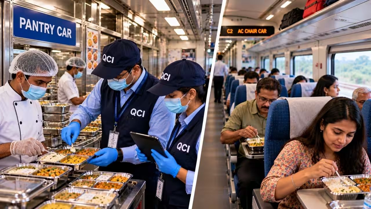IRCTC and QCI Launch Unannounced Digital Food Audits Across Indian Railways