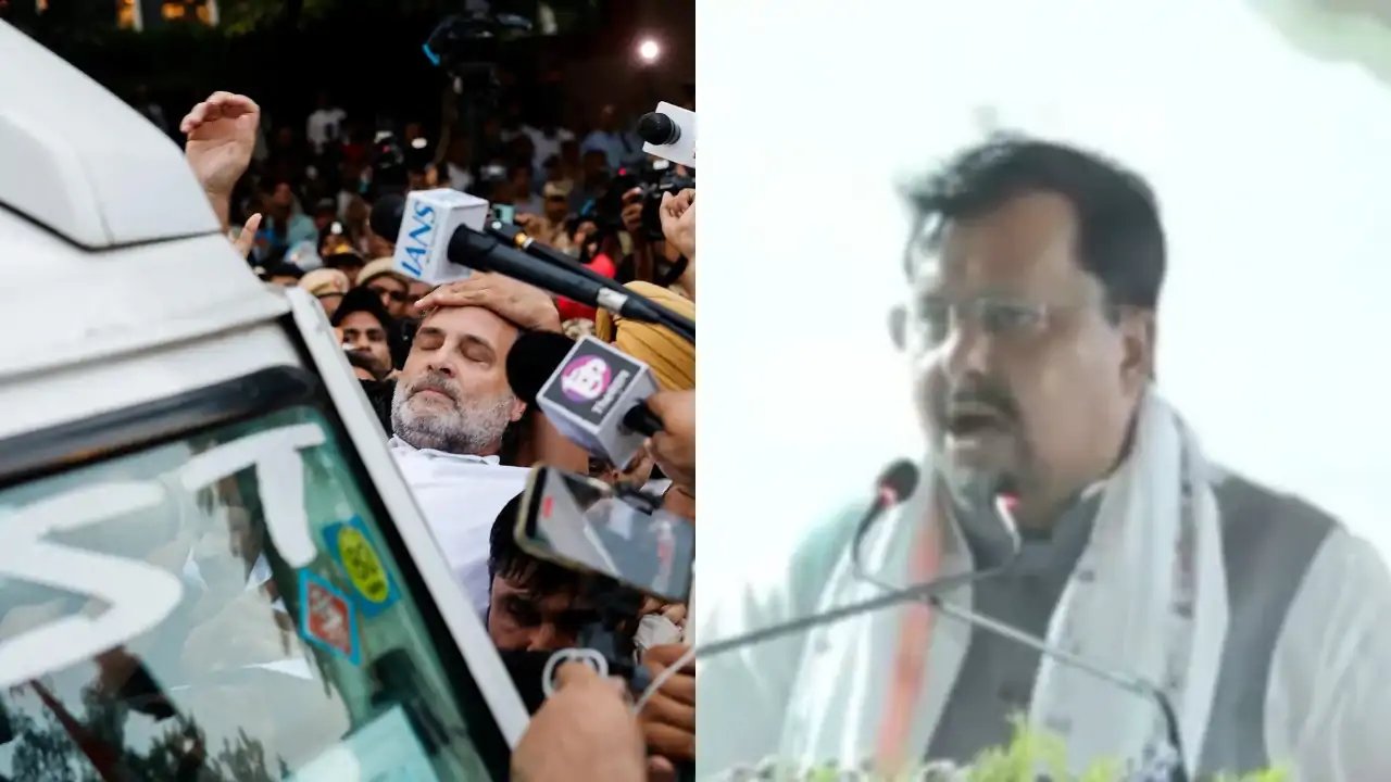 BJP President Nitin Nabin Blames Congress Over Delhi Protest Chaos