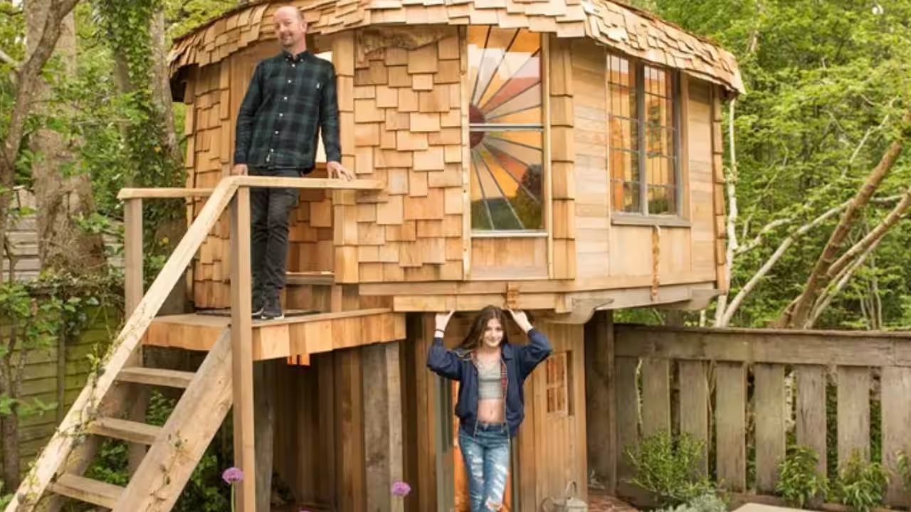 Surrey Girl's £500 Gift Builds Mushroom Shed, Wins 2017 Cuprinol Shed of the Year