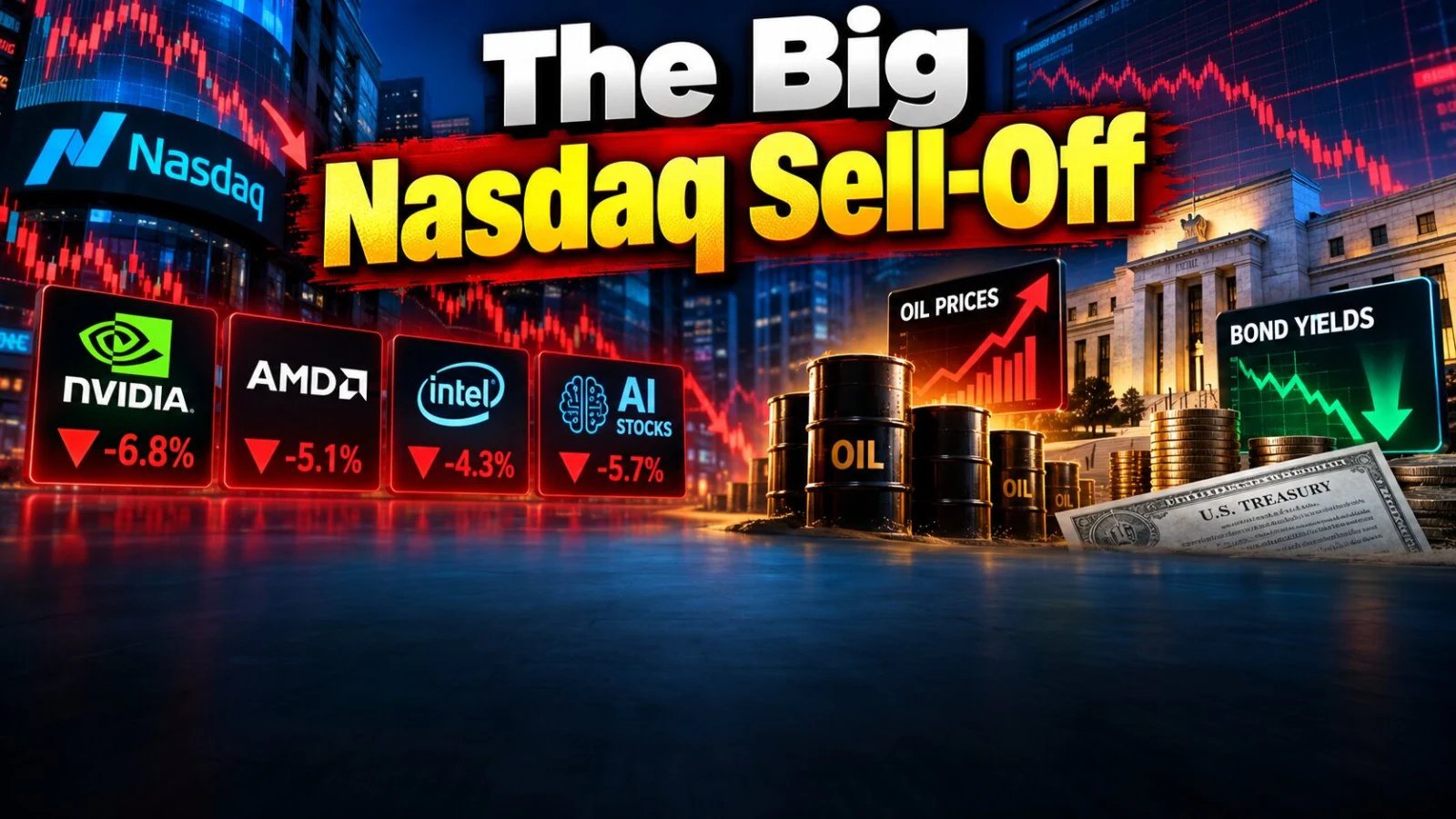 Meta Platforms Shares Plunge 7%, Dow Outpaces Nasdaq After AI Spending Surge