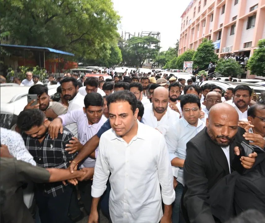 KTR Appears in Court Over Formula E Payment Irregularities, Faces Congress Allegations