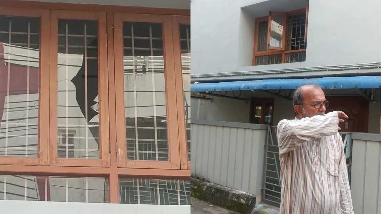 CPI(M) Leader Bikash Ranjan Bhattacharya's House Attacked With Liquor Bottles at 5 a.m.