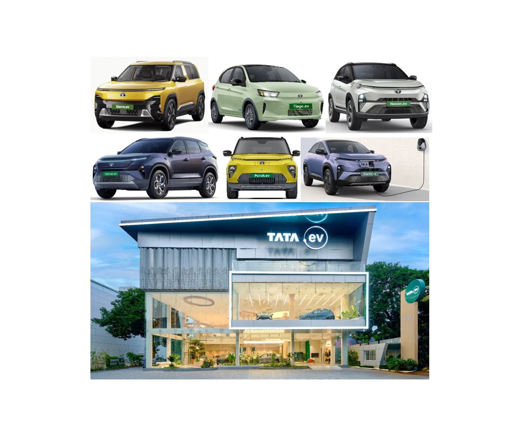 Tata Motors Surpasses 100,000 EV Sales, Capturing 40% of Indian Market