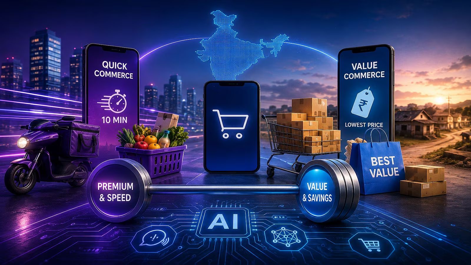 Amazon, Flipkart Near 1,000 Dark Stores Milestone, Quick‑Commerce Race Heats Up
